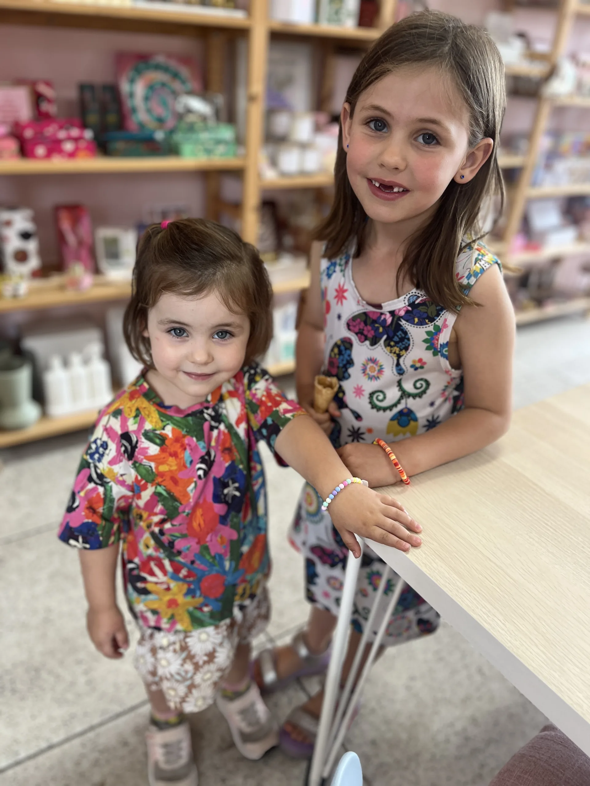 Young visitors exploring the Posie boutique shelves